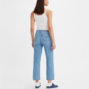 Levis ribcage straight jeans